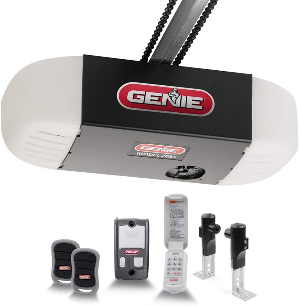 Genie Chain Drive 550 Garage Door Opener, Heavy Duty Chain Drive Opener, Model 2035-TKV Genie Chain Drive 550 Garage Door Opener, Heavy Duty Chain Drive Opener, Model 2035-TKV