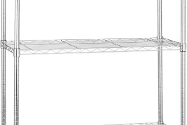 Amazon Basics 4-Shelf Adjustable Heavy Duty Storage