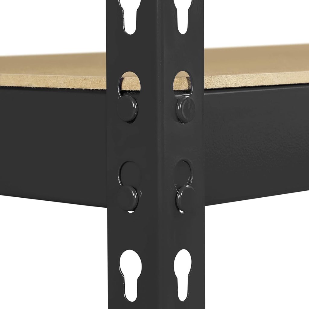 Topeakmart 5-Tier Utility Shelves, Metal Storage Shelves Garage Shelving Unit Adjustable Garage Storage Shelves Storage Racks Heavy Duty Shed Shelving- Black, 35.5 x 17.5 x 72 Inch : Tools Home Improvement Topeakmart 5-Tier Utility Shelves, Metal Storage Shelves Garage Shelving Unit Adjustable Garage Storage Shelves Storage Racks Heavy Duty Shed Shelving- Black, 35.5 x 17.5 x 72 Inch : Tools Home Improvement