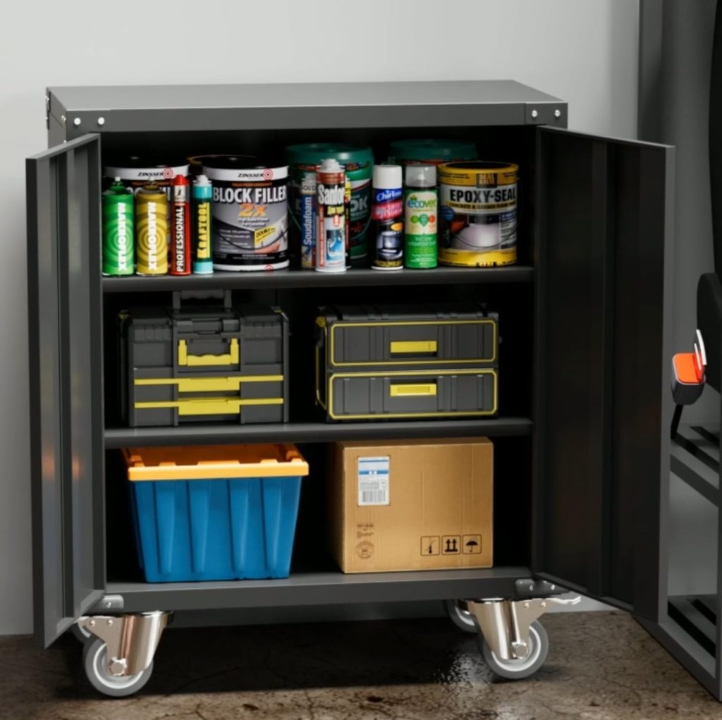 Aobabo Metal Wall Cabinet with Up-Flip Door,Small Metal Garage Storage Cabinet for GarageOfficeHome Storage,Assembly Required,Black Aobabo Metal Wall Cabinet with Up-Flip Door,Small Metal Garage Storage Cabinet for GarageOfficeHome Storage,Assembly Required,Black