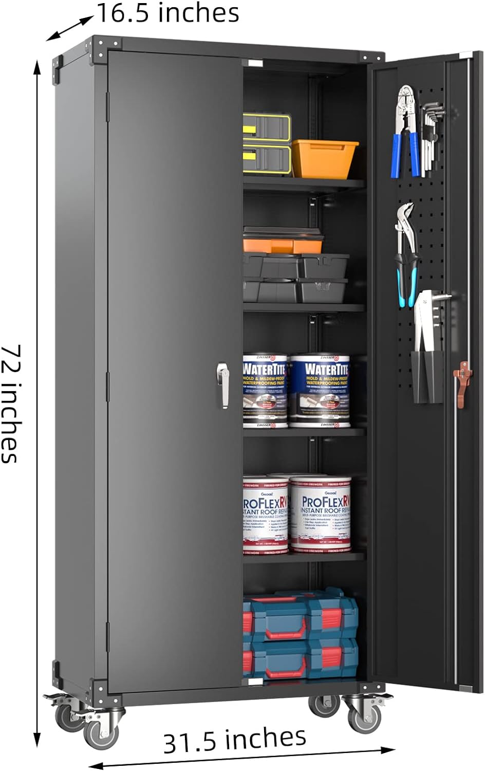 Aobabo Metal Wall Cabinet Review - Garage Organization HQ