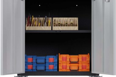 Metal Storage Cabinet with Wheels