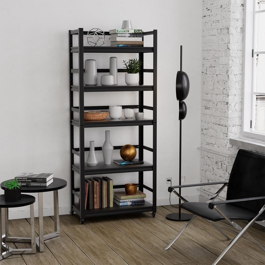 MOLYHOM Heavy Duty Garage Shelving, 5-Tier Industrial Garage Storage Shelves Racks, Adjustable Metal Storage Shelving Units, 72.1 H*47.3 W*17.7 D MOLYHOM Heavy Duty Garage Shelving, 5-Tier Industrial Garage Storage Shelves Racks, Adjustable Metal Storage Shelving Units, 72.1 H*47.3 W*17.7 D
