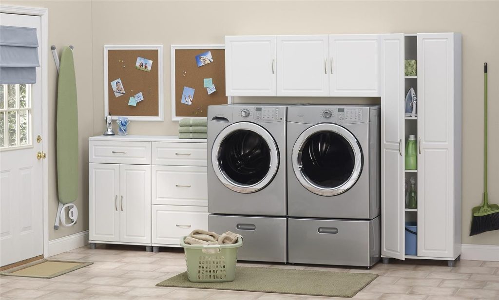 Systembuild Evolution Kendall 24 Utility Storage Cabinet, White Systembuild Evolution Kendall 24 Utility Storage Cabinet, White