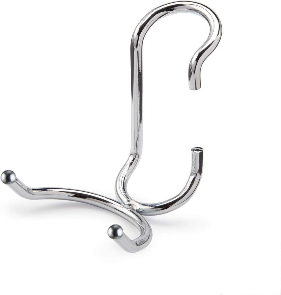 Shelf Pole Hooks 5-Pack | Chrome Multi-Use C-Hook | Best Solution for Garage Shelving Storage Organization | Use with Metal or Wire Shelves and Racks | Heavy Duty, Easy Installation Shelf Pole Hooks 5-Pack | Chrome Multi-Use C-Hook | Best Solution for Garage Shelving Storage Organization | Use with Metal or Wire Shelves and Racks | Heavy Duty, Easy Installation