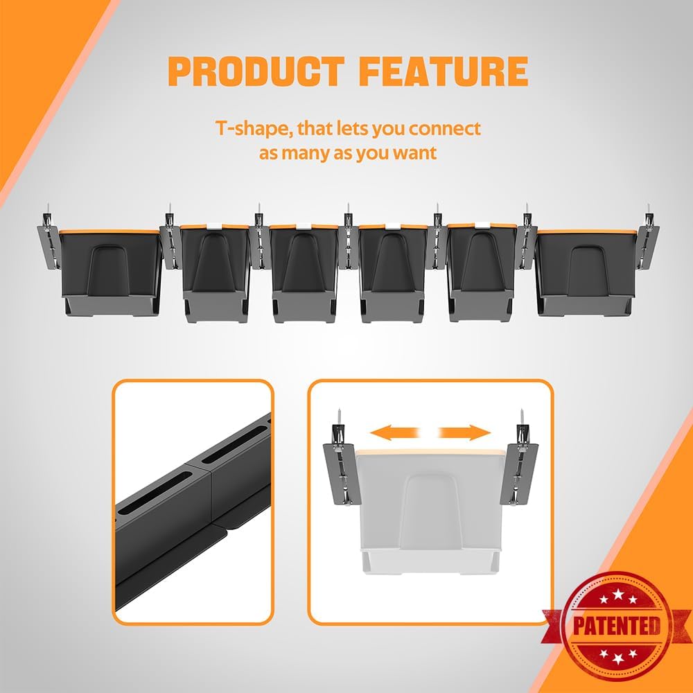 Ultrawall Ceiling Storage Racks for Bins, Overhead Garage Storage Rack for Totes with Adjustable Width, Heavy Duty Ceiling Container Bin Rack Ultrawall Ceiling Storage Racks for Bins, Overhead Garage Storage Rack for Totes with Adjustable Width, Heavy Duty Ceiling Container Bin Rack