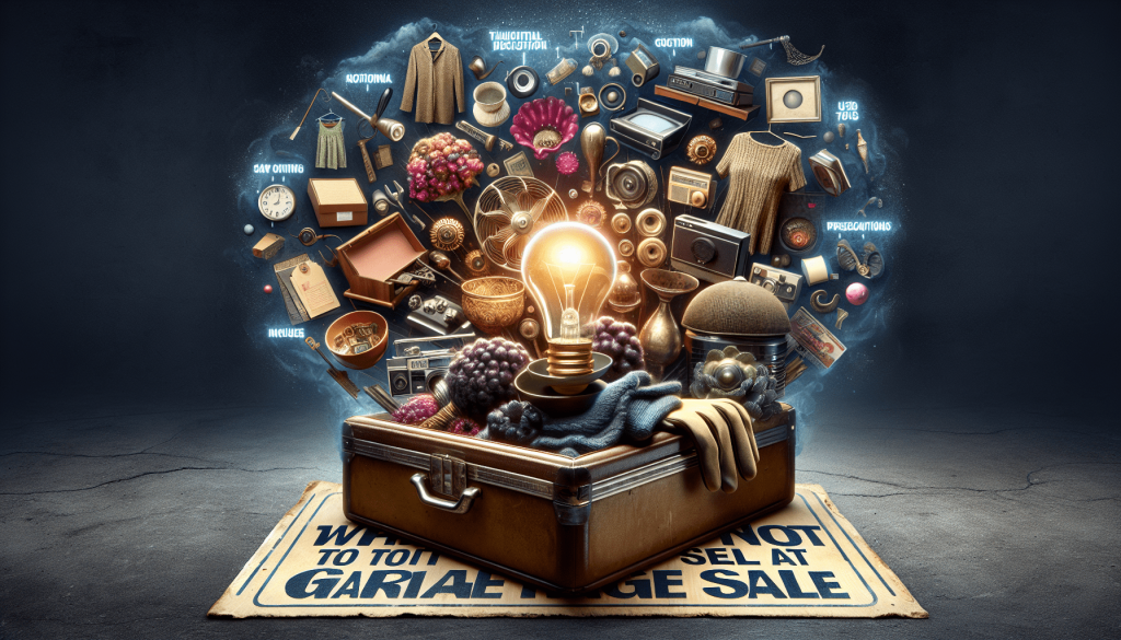 What Not To Sell At Garage Sale What Not To Sell At Garage Sale