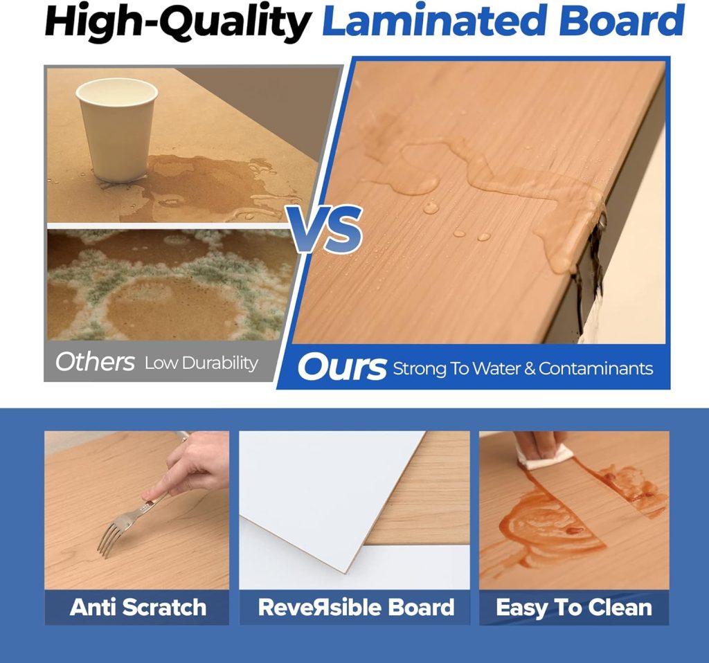 HOMEDANT 5 Tier Storage Shelves Adjustable Laminated Garage Metal Shelving Unit Heavy Duty Utility Rack Shelf Warehouse Pantry Closet Kitchen 35.9 W x 16.2 D x 71.3 H White 1Pack