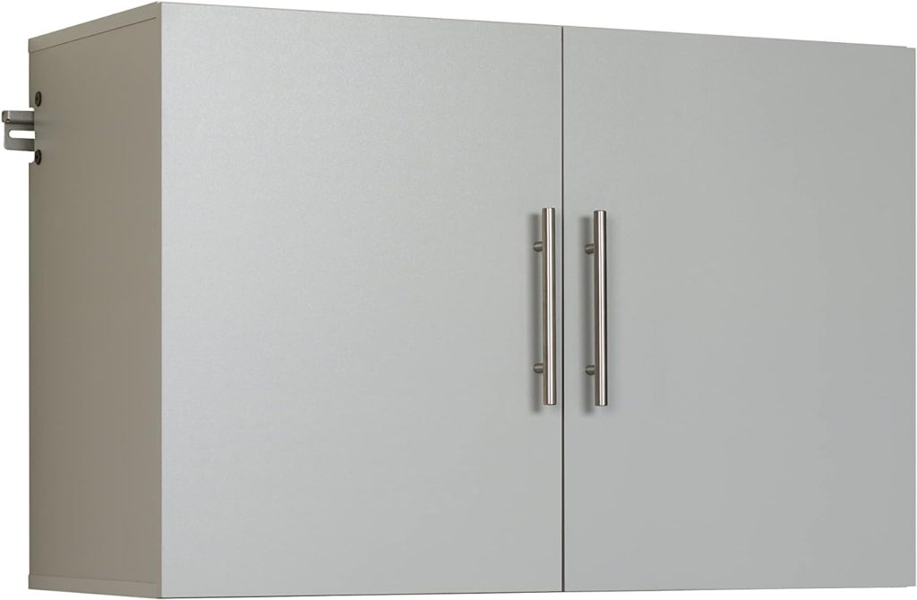 Prepac HangUps Upper Storage Cabinet - Elegant and Spacious Wall Cabinets to Maximize Your Storage, 36 Size, Classic Light Gray Finish Prepac HangUps Upper Storage Cabinet - Elegant and Spacious Wall Cabinets to Maximize Your Storage, 36 Size, Classic Light Gray Finish