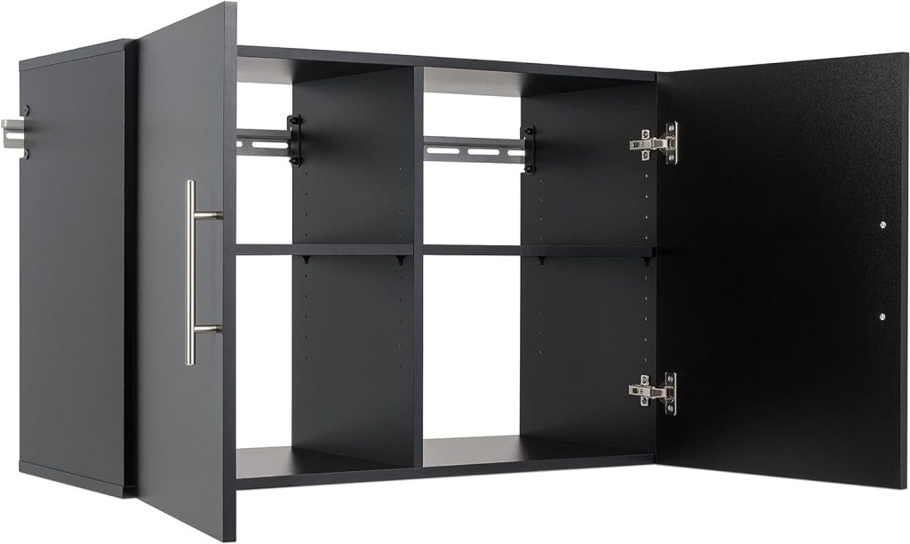 Prepac HangUps Upper Storage Cabinet - Elegant and Spacious Wall Cabinets to Maximize Your Storage, 36 Size, Classic Light Gray Finish Prepac HangUps Upper Storage Cabinet - Elegant and Spacious Wall Cabinets to Maximize Your Storage, 36 Size, Classic Light Gray Finish