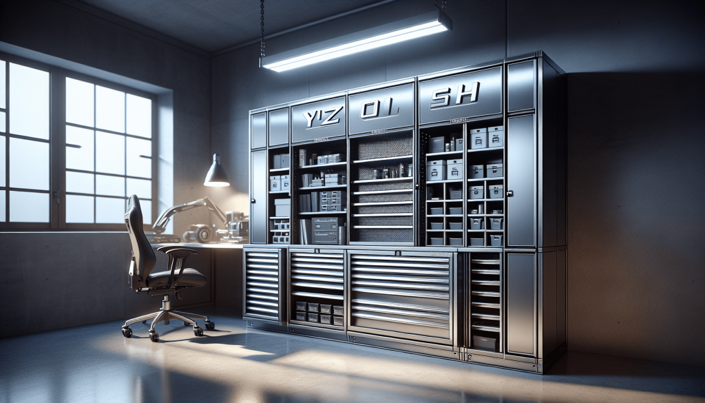 Yizosh Metal Storage Cabinet with Lock - 72 Garage Storage Cabinet with 2 Locking Doors and 5 Adjustable Shelves, Black Steel Lockable File Cabinet for Office,Home,Garage