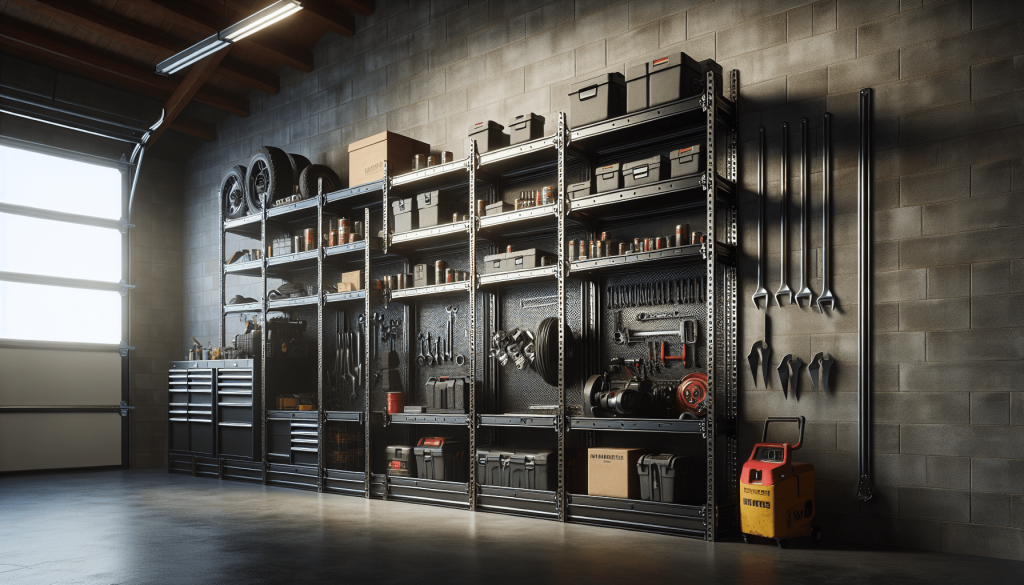 Heavy-Duty Garage Wall Mounted Shelves, 1 x 4 Wall Mount Storage Shelf with Hooks, 2 Pack, Holds 200 lbs Each Heavy-Duty Garage Wall Mounted Shelves, 1 x 4 Wall Mount Storage Shelf with Hooks, 2 Pack, Holds 200 lbs Each
