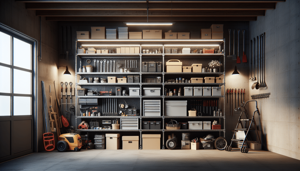REIBII 40 W Garage Shelving 2240 LBS Storage Shelves Heavy Duty Shelving 4-Tier Adjustable Metal Shelves for Garage Shelves Rack Industrial Utility Shelf for Basement Warehouse,40 W X19.5 D X59.5 H REIBII 40 W Garage Shelving 2240 LBS Storage Shelves Heavy Duty Shelving 4-Tier Adjustable Metal Shelves for Garage Shelves Rack Industrial Utility Shelf for Basement Warehouse,40 W X19.5 D X59.5 H