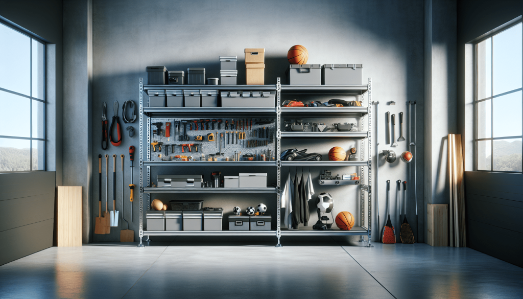 SONGMICS 5-Tier Storage Shelves, Garage Storage, Boltless Assembly, Adjustable Shelving Unit, 23.6 x 47.2 x 70.9 Inches, Load 1929 lb, for Shed Warehouse Basement Kitchen, Gray UGLR600G01