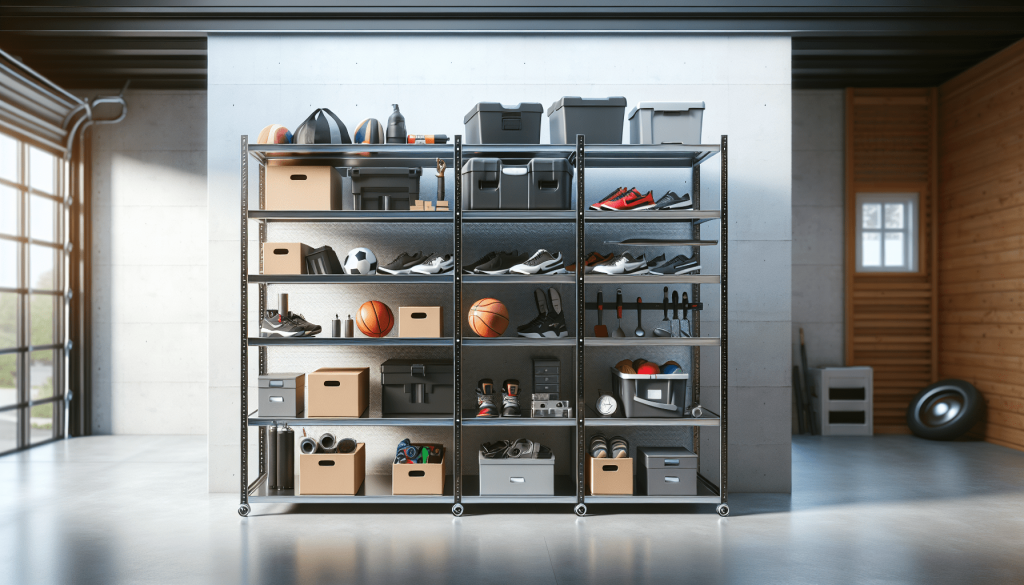 SONGMICS 5-Tier Storage Shelves, Garage Storage, Boltless Assembly, Adjustable Shelving Unit, 23.6 x 47.2 x 70.9 Inches, Load 1929 lb, for Shed Warehouse Basement Kitchen, Gray UGLR600G01