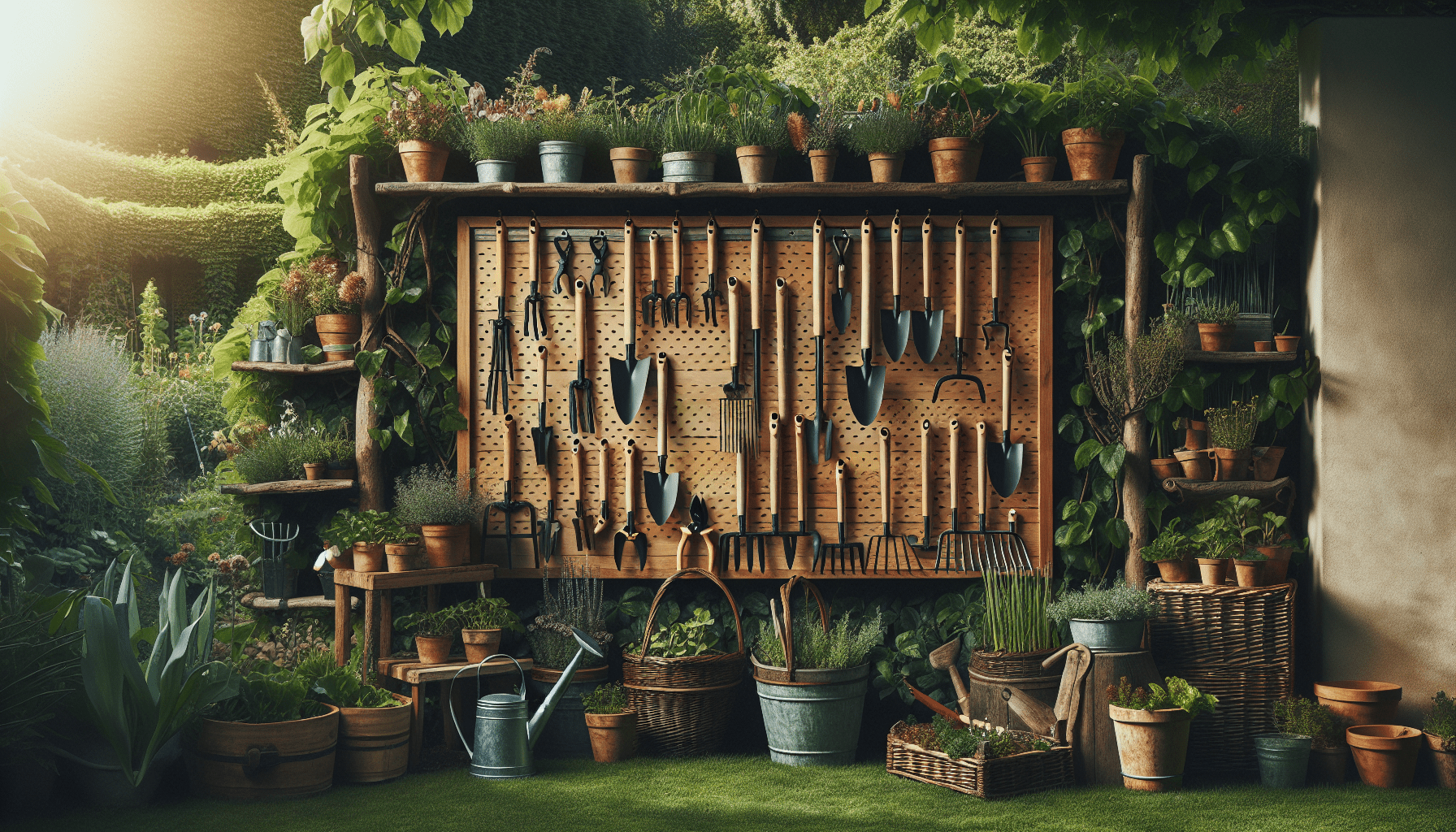 Garden Tool Organizer Review - Garage Organization HQ - Gardening Tool Storage Systems With Drawer Organization