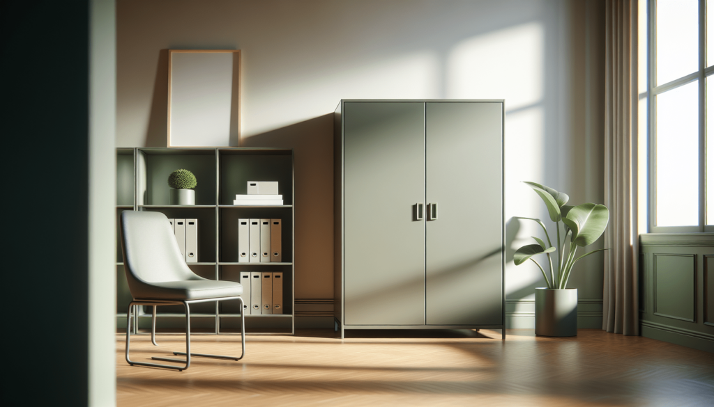 Greenvelly Steel SnapIt Storage Cabinet 72 Locking Metal Garage Storage Cabinet with 4 Adjustable Shelves, 2 Doors and Lock for File, Office, Garage, Home (Black)