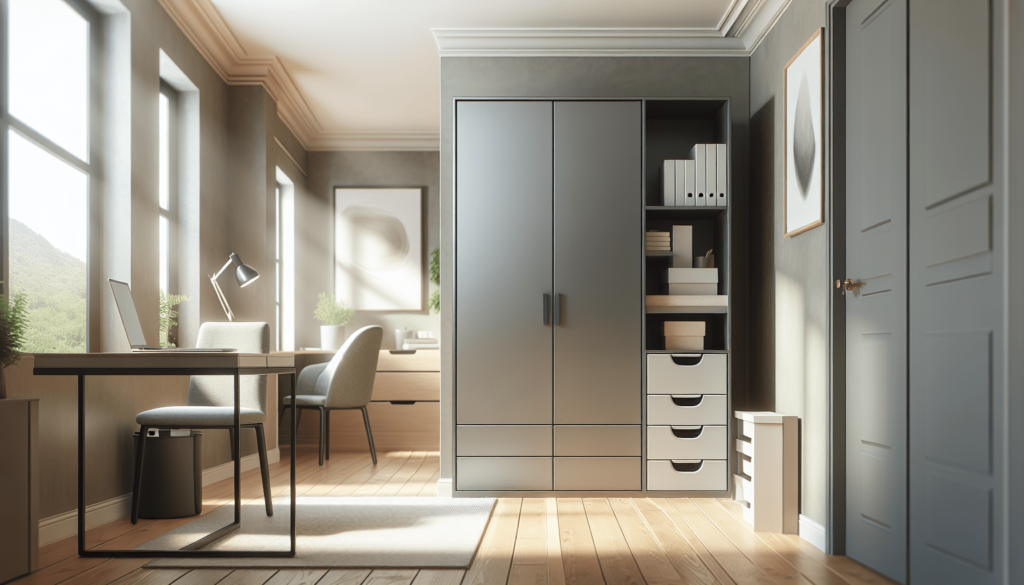 Greenvelly Steel SnapIt Storage Cabinet 72 Locking Metal Garage Storage Cabinet with 4 Adjustable Shelves, 2 Doors and Lock for File, Office, Garage, Home (Black)