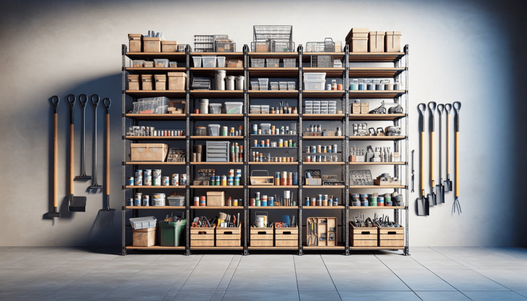 Storage Shelves 5 Tier Adjustable Garage Storage Shelving, Heavy Duty Shelving Unit Metal Storage Shelves for Warehouse Pantry Closet Kitchen,20“D×36”W×72“H, Black