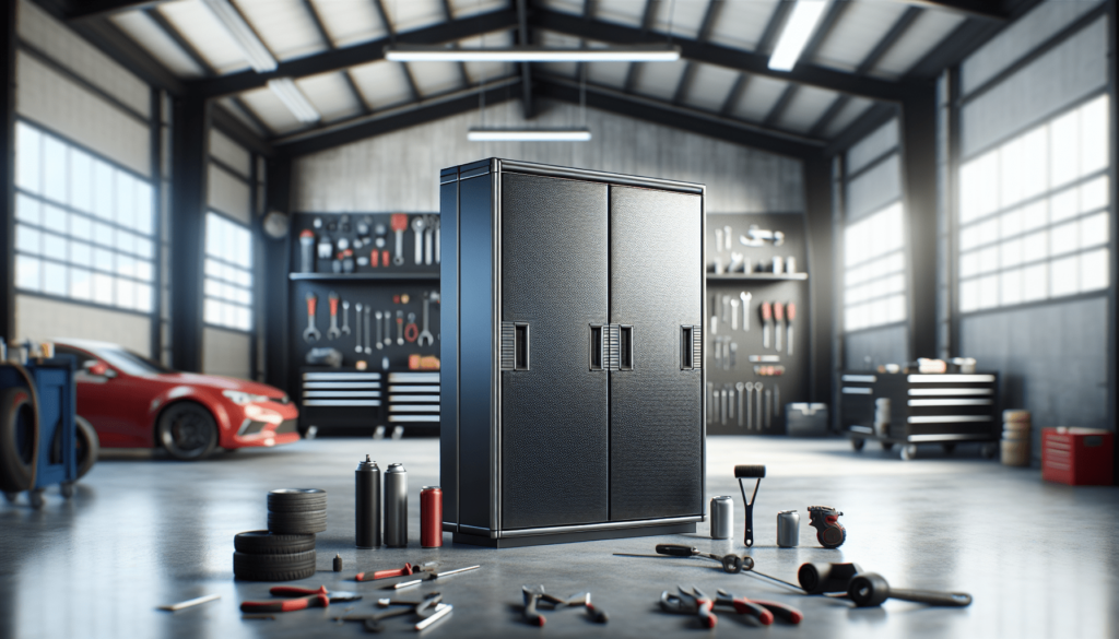 Yizosh Metal Garage Storage Cabinet with Lock, 71 Locking Tool Cabinet with 2 Doors and 5 Shelves, Tall Steel Cabinet for Garage, Heavy Duty File Cabinet for Office, School (Black)