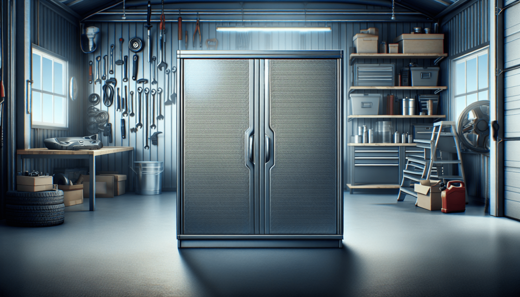 Yizosh Metal Garage Storage Cabinet with Lock, 71 Locking Tool Cabinet with 2 Doors and 5 Shelves, Tall Steel Cabinet for Garage, Heavy Duty File Cabinet for Office, School (Black)