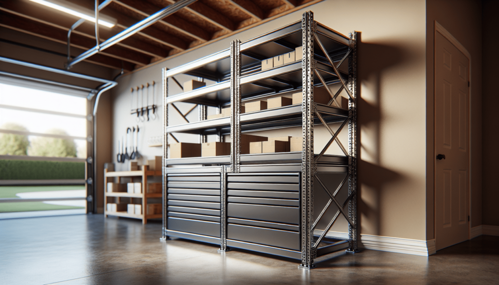 00651 2-Pack Heavy Duty Steel Wall Garage Shelving, 45-Inch X 15-Inch, Low-Profile Brackets, Max Shelf Load 200 Pounds, Hammertone