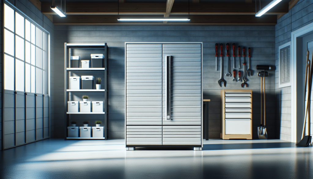 VINGLI 72 Tall Garage Storage Cabinet, Metal Storage Cabinet with Wheels, Locking Doors and Adjustable Shelves (Black  Silver, 32W x 16D x 72H)