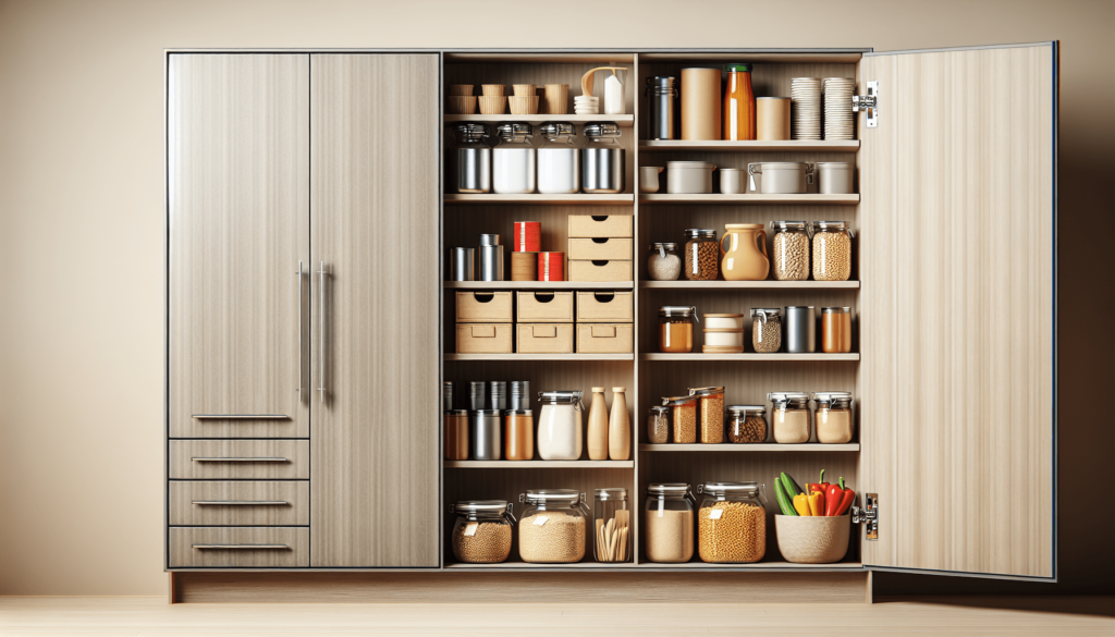 ClosetMaid Pantry Cabinet Cupboard with 2 Doors, Adjustable Shelves, Standing, Storage for Kitchen, Laundry or Utility Room, White