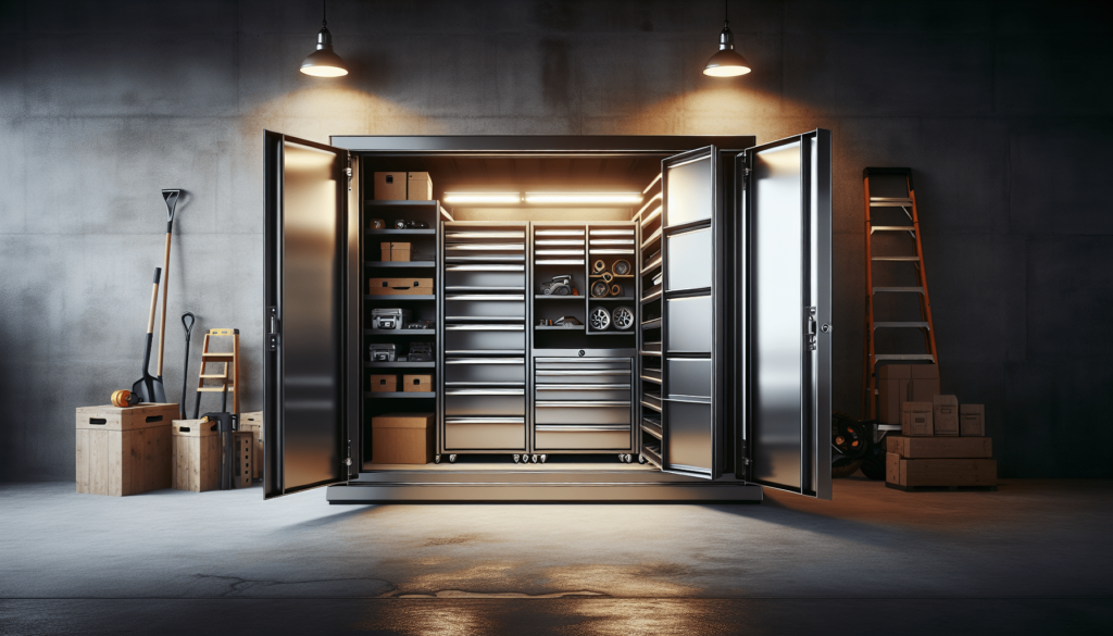 Garage Storage Cabinet with Doors and Shelves, Metal Storage Cabinet with Adjustable Shelves, Kitchen Pantry Cabinet, File Cabinets for Home Office, Filing Cabinet, 71H, Matte Black