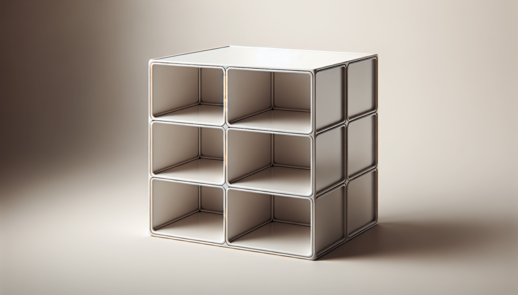 Plano 4-Shelf Plastic Storage Shelves, 48” x 23” x 14”, 200lb Capacity, Pantry, Office, Closet and Garage Shelves, Easy to Assemble, Durable Plastic Shelving Unit