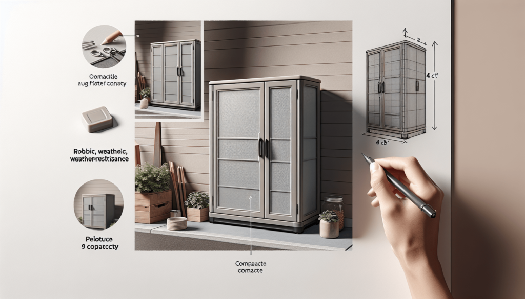 Suncast 4 Cubic Feet Resin Single Shelf Garage Wall Storage Cabinet, Platinum Suncast 4 Cubic Feet Resin Single Shelf Garage Wall Storage Cabinet, Platinum