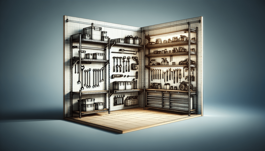 Wallmaster Heavy Duty Garage Wall Shelving 4 Pack 23.6x11.8 Metal Wire Shelves Wall Mount Mesh Storage Rack for Garage, Office, Basement and Kithcen, max Load 65 lbs (Black)