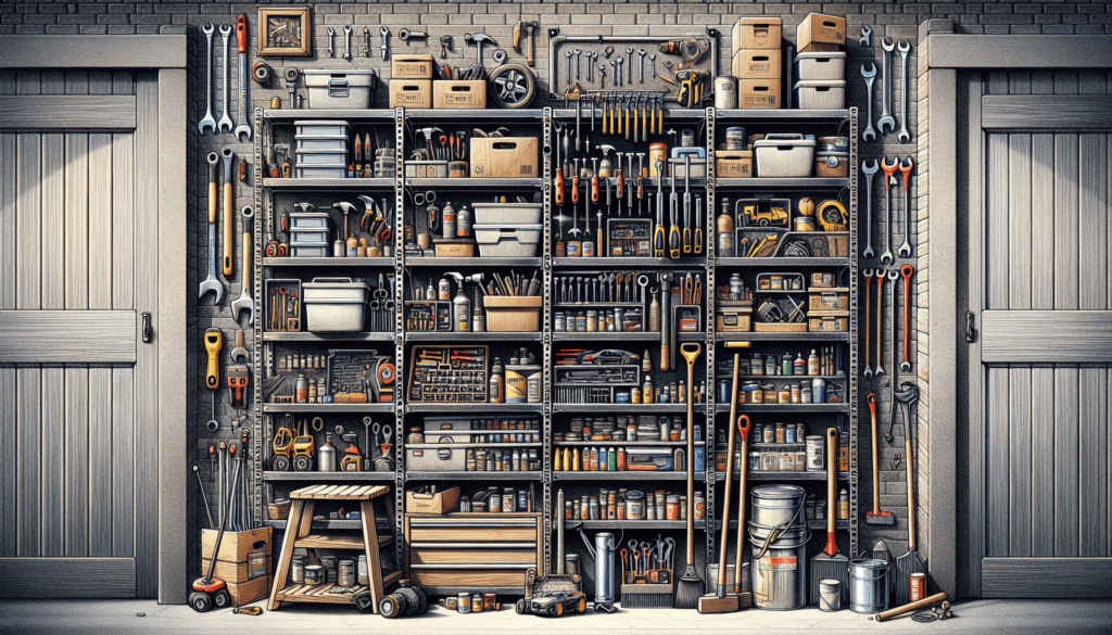 5-Tier Garage Shelving Heavy Duty，72 Metal Shelving Unit for Garage, 2250 lbs Load Capacity Utility Rack Shelves＆ Garage Shelves, 40”W x 18”D x 72”H(Black)