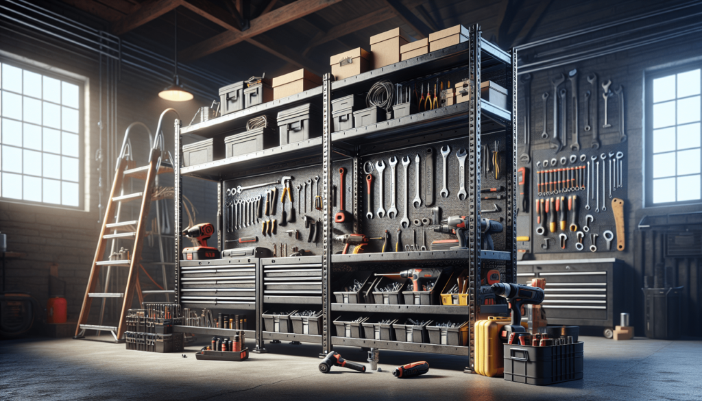 5-Tier Garage Shelving Heavy Duty，72 Metal Shelving Unit for Garage, 2250 lbs Load Capacity Utility Rack Shelves＆ Garage Shelves, 40”W x 18”D x 72”H(Black)