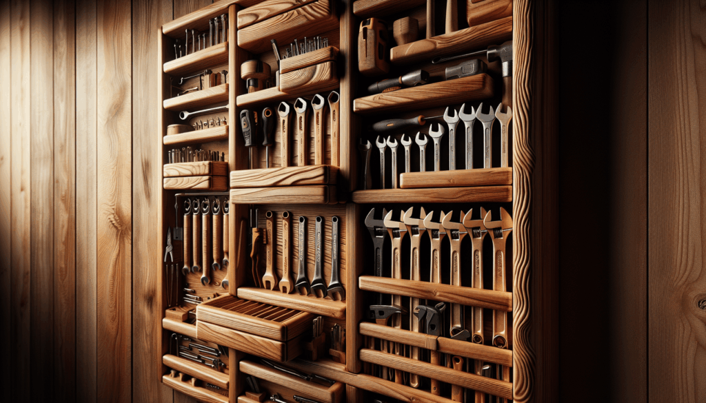 Garage Tool Organizer with 2-tier Wooden Shelves, Yard Tool Organizer for Garage with 6 Hooks, Heavy duty Steel Garden Tool Rack Holds up to 35 Long Handled Yard tools for Storage, Black Garage Tool Organizer with 2-tier Wooden Shelves, Yard Tool Organizer for Garage with 6 Hooks, Heavy duty Steel Garden Tool Rack Holds up to 35 Long Handled Yard tools for Storage, Black