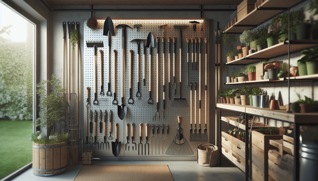 Garden Garage Tool Organizer - with 3-tier Shelves, Yard Tool Organizer for Garage with 4 Hooks, Heavy duty Steel Garden Tool Rack Holds up to 48 Long Handled Yard tools for Storage Garden Garage Tool Organizer - with 3-tier Shelves, Yard Tool Organizer for Garage with 4 Hooks, Heavy duty Steel Garden Tool Rack Holds up to 48 Long Handled Yard tools for Storage