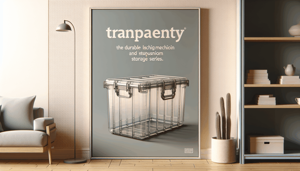 HOMZ 4-Pack Latching Lid, Large Clear Plastic Storage Bins with Lids, 31 Quart, Blue Latch - Stackable Container Boxes for Home, Bathroom, and Office Organization