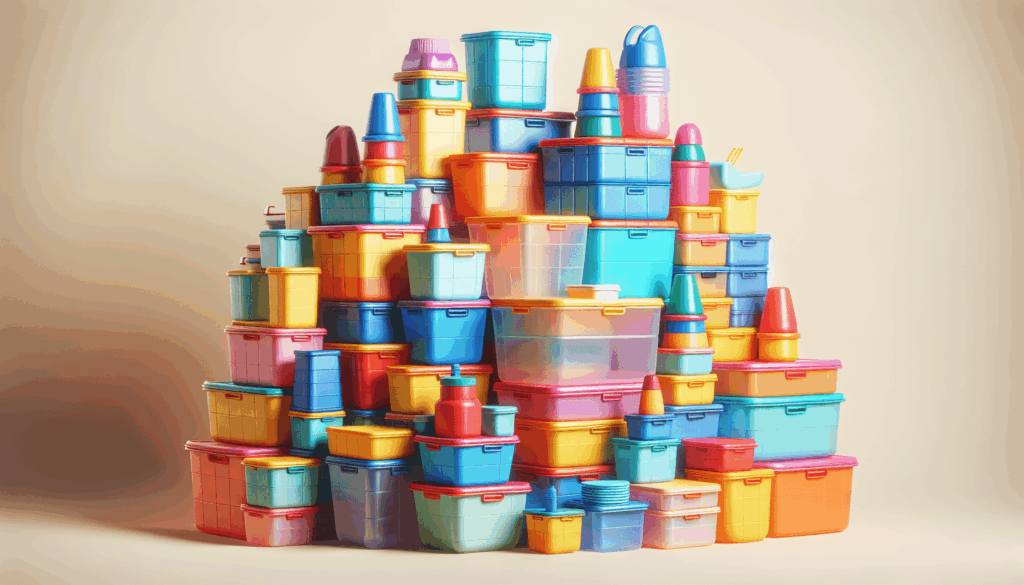 Plastic Containers for Organizing and Storage Bins for Closet, Kitchen, Office, Garage or Pantry Organization, Stackable Bins, Large (14.8 x 8 x 7), 6-Pack, Black Plastic Containers for Organizing and Storage Bins for Closet, Kitchen, Office, Garage or Pantry Organization, Stackable Bins, Large (14.8 x 8 x 7), 6-Pack, Black
