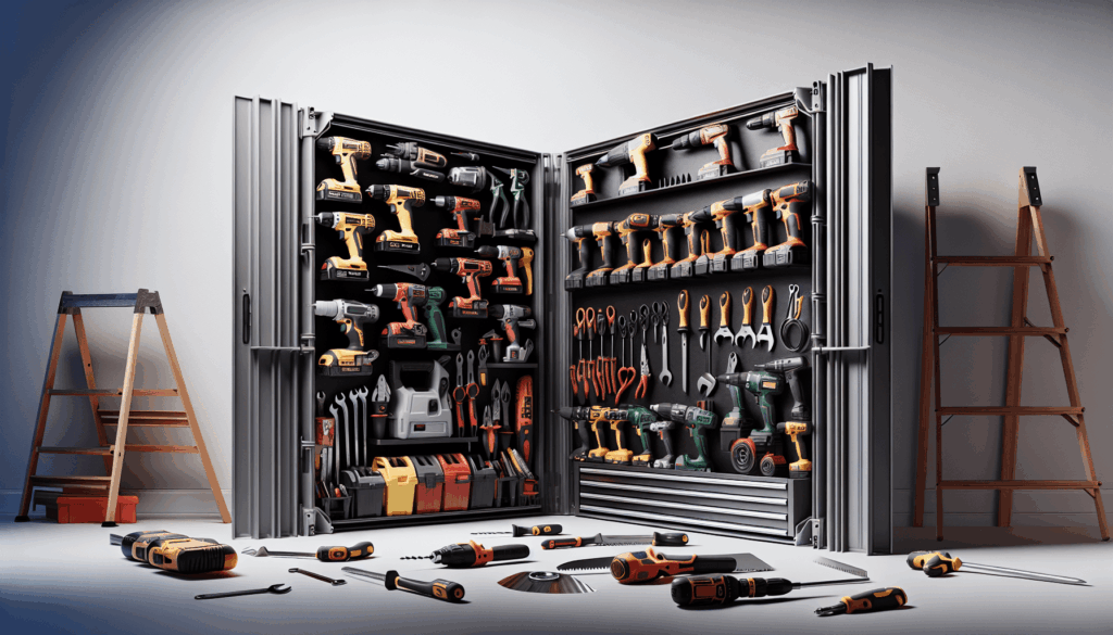 Power Tool Organizer, 8 Drill Holder Wall Mount and 4 Layers Storage Rack for Garage Organization, Shed, Workshop, Pegboard with Plier/Hammer Holder-Heavy Duty Carbon Steel-200 LBS Capacity Power Tool Organizer, 8 Drill Holder Wall Mount and 4 Layers Storage Rack for Garage Organization, Shed, Workshop, Pegboard with Plier/Hammer Holder-Heavy Duty Carbon Steel-200 LBS Capacity