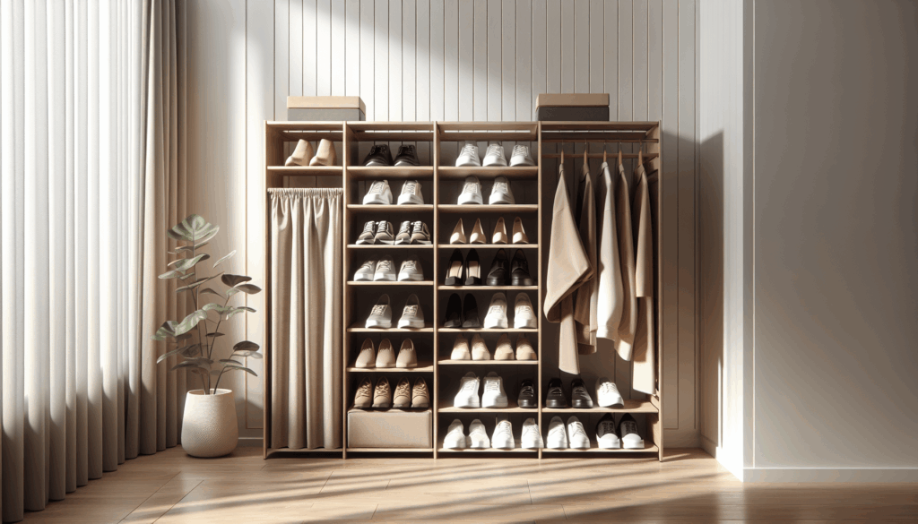10-Tier Shoe Rack Organizer with Covers - 40-Pair Shoe Storage Cabinet for Closet, Entryway, Bedroom, Garage