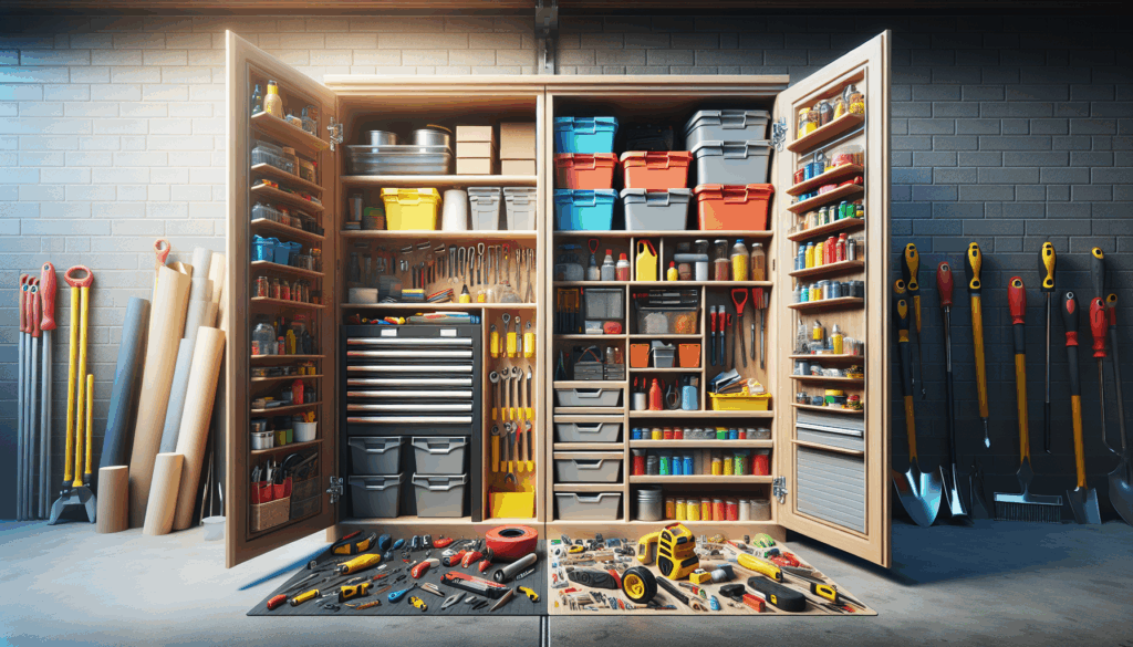 Creative Garage Cabinet Organization Ideas