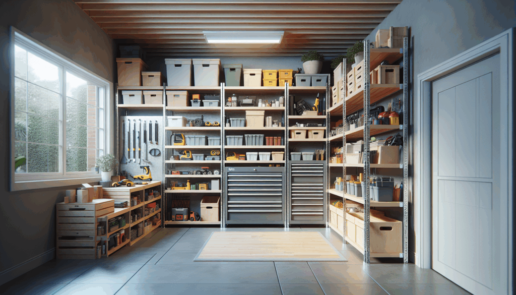 GarveeHome Garage Storage Shelves, 5-Tier Utility Shelves, Adjustable Storage Shelves, Industrial Shelving, Load 3860 Lbs Heavy Duty Storage Shelves for Garage Kitchen Basement Laundry Pantry,Black