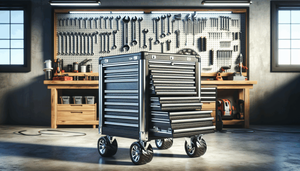 Rolling Tool Chest, 7 Drawer Tool Box with Wheels, Heavy Duty Industrial Service Cart Storage Organizer with Locking System, Rolling Tool Box Organizer Tool Case for Garage Black