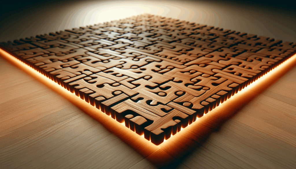 Yes4All 12,24,36 SQ.FT Wood Grain Puzzle Exercise Mat Protective Flooring, EVA Interlocking Foam Floor Tiles with Border for Home