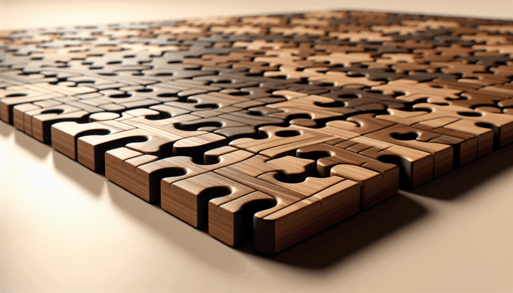 Yes4All 12,24,36 SQ.FT Wood Grain Puzzle Exercise Mat Protective Flooring, EVA Interlocking Foam Floor Tiles with Border for Home