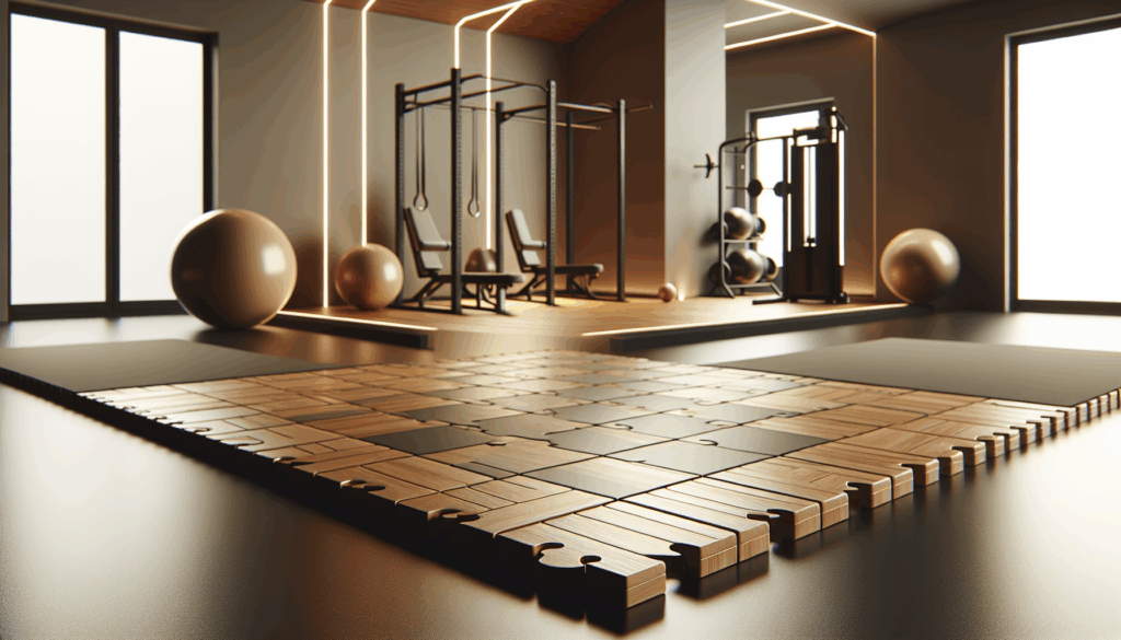 Yes4All 48SQ.FT Wood Grain Puzzle Exercise Mat Protective Flooring, EVA Interlocking Foam Floor Tiles with Border for Home