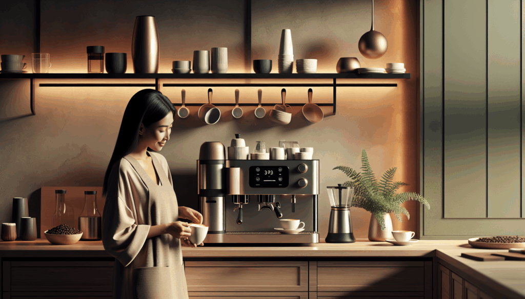 Bestier Coffee Bar with Storage, 5 Tier Microwave Stand with LED Lights, Kitchen Bakers Rack with Cabinet, Heavy Duty Storage Shelves for Kitchen Garage Pantry(Rustic Brown)