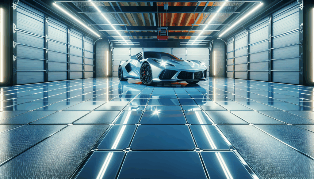 Big Floors RaceDeck TuffShield Diamond Plate Design, Durable Interlocking Modular Garage Flooring Tile (24 Pack), Bright Red