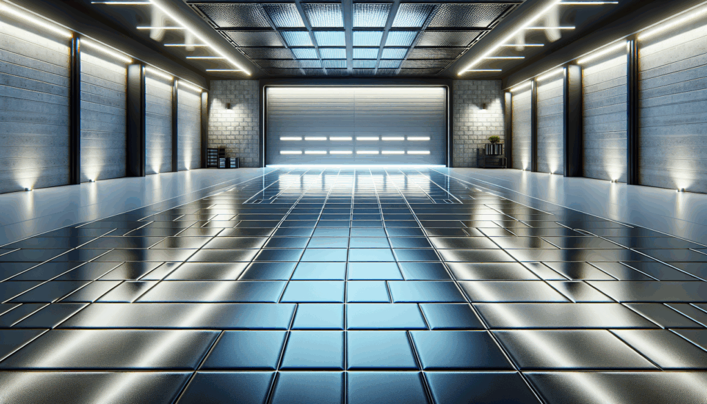 Big Floors RaceDeck TuffShield Diamond Plate Design, Durable Interlocking Modular Garage Flooring Tile (24 Pack), Bright Red