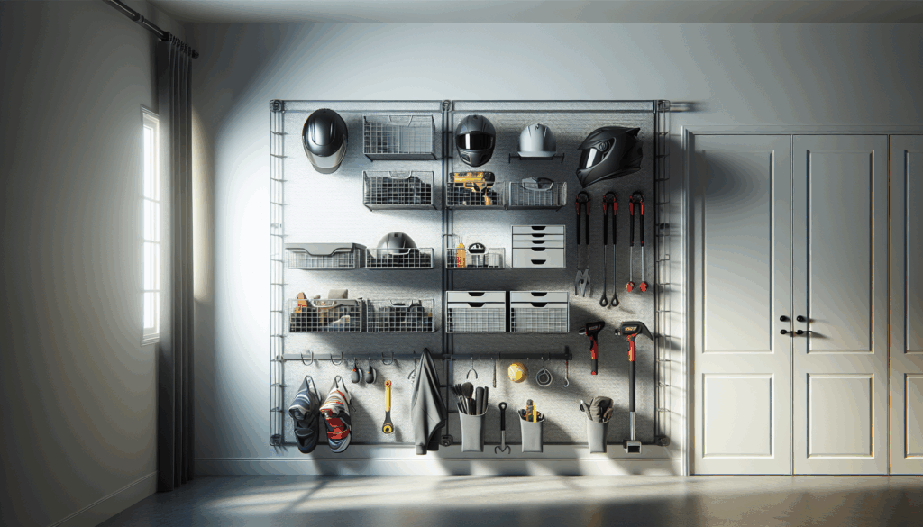 Garage Shelving Wall Mounted with Wire Baskets and Hooks,Garage Wall Shelving,Basement Hanging Storage and Organizers,Heavy Duty Organization Shelves,Wall Storage Rack